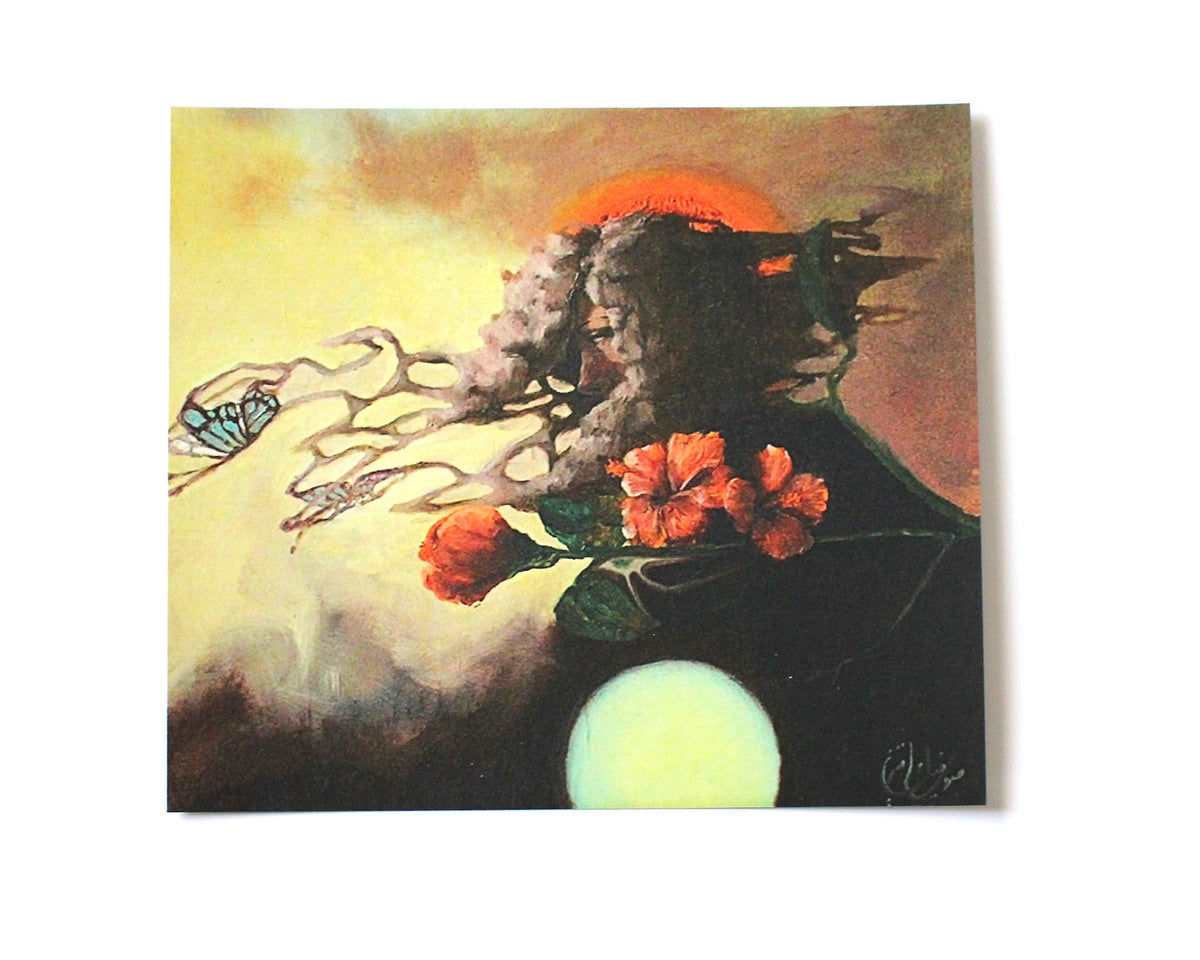 'Hibiscus' - (A5) Original Art Print & Poem