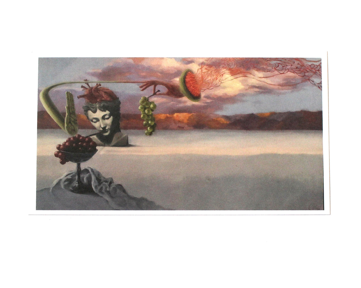 'Ask The Sun and The Moon' - (A5) Original Art Postcard & Poem