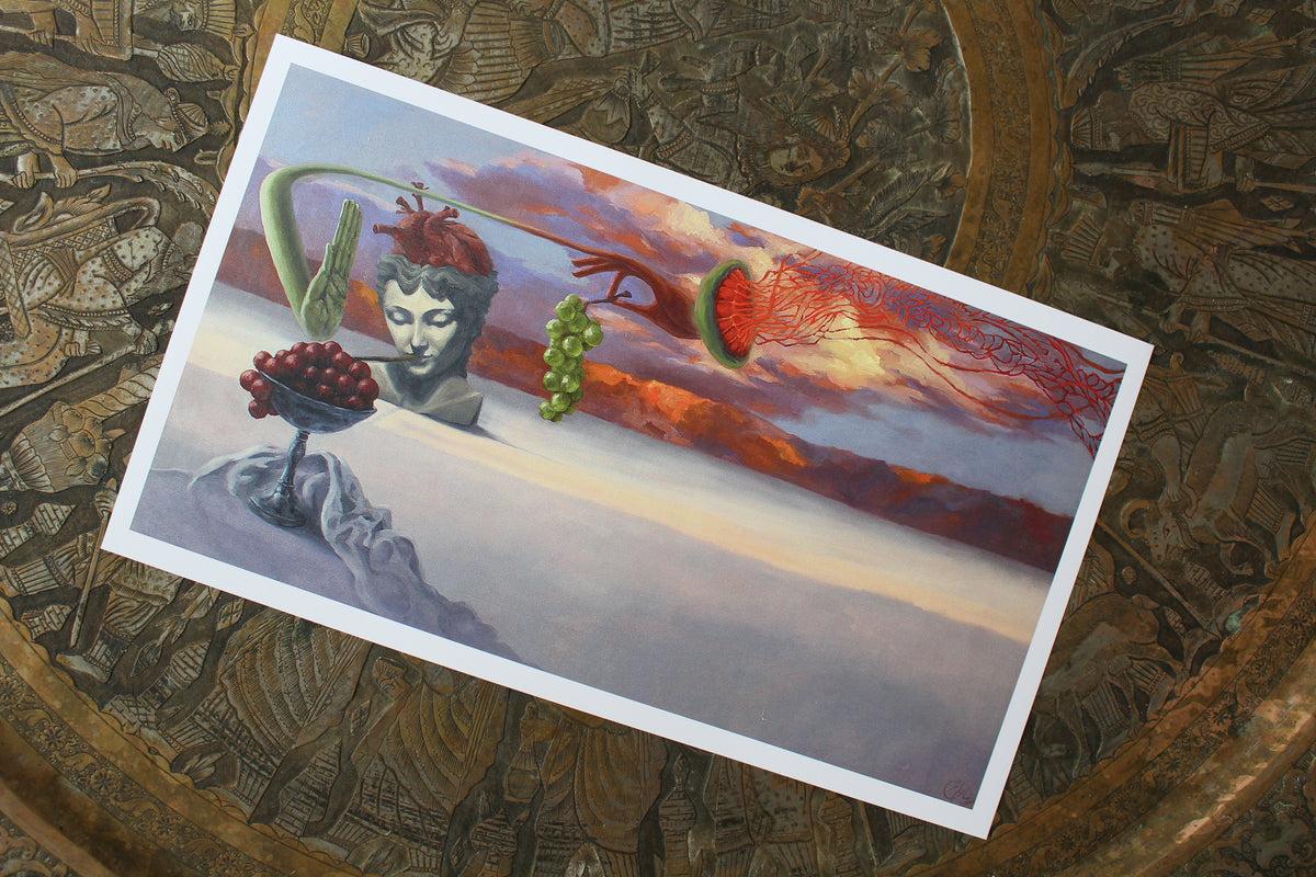'Ask the Sun and the Moon' - (A3) Original Art Print & Poem