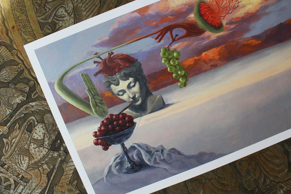 'Ask the Sun and the Moon' - (A3) Original Art Print & Poem