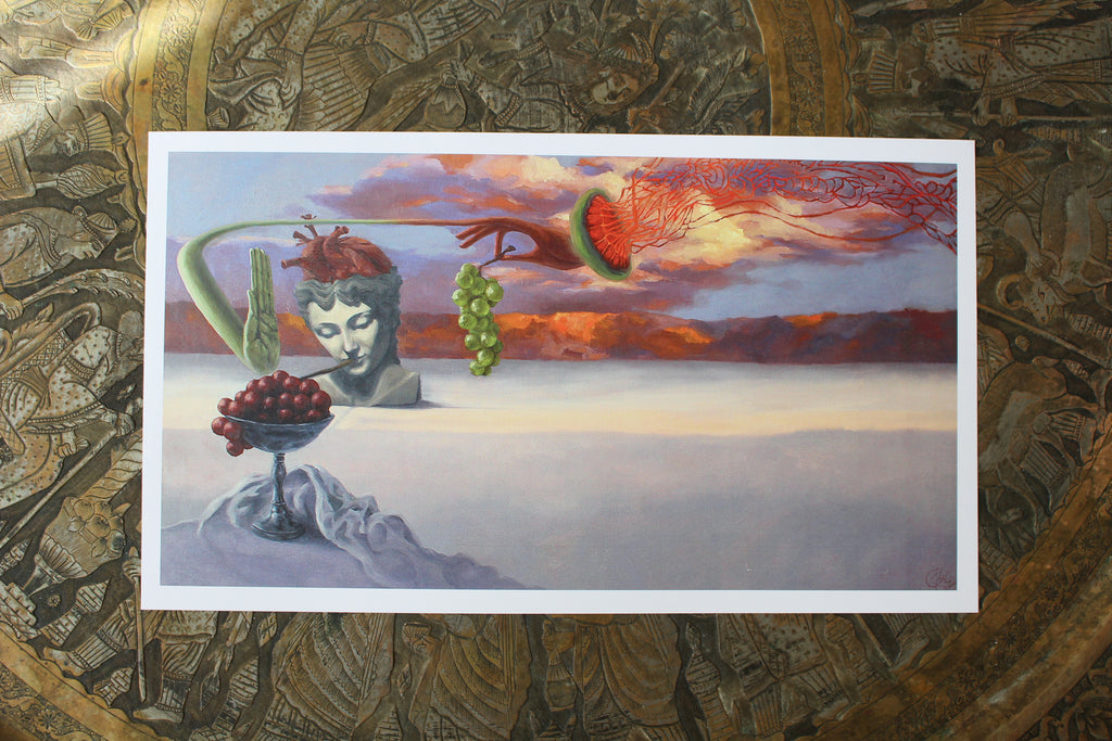 'Ask the Sun and the Moon' - (A3) Original Art Print & Poem