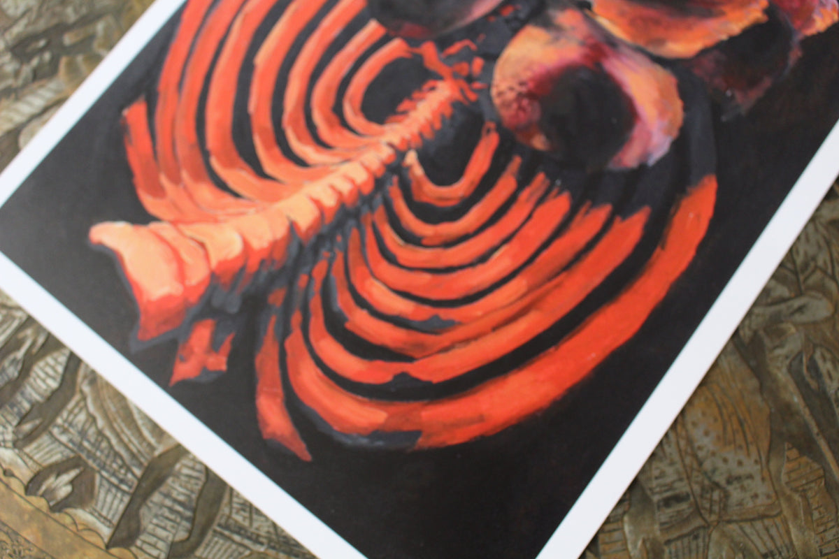 'Pineal Gland' - (A3) Original Art Print & Poem