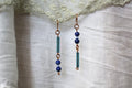 Lapis Lazuli Copper Earrings