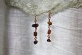 Tiger Eye Copper Earrings
