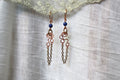 Lapis Lazuli Copper Earrings